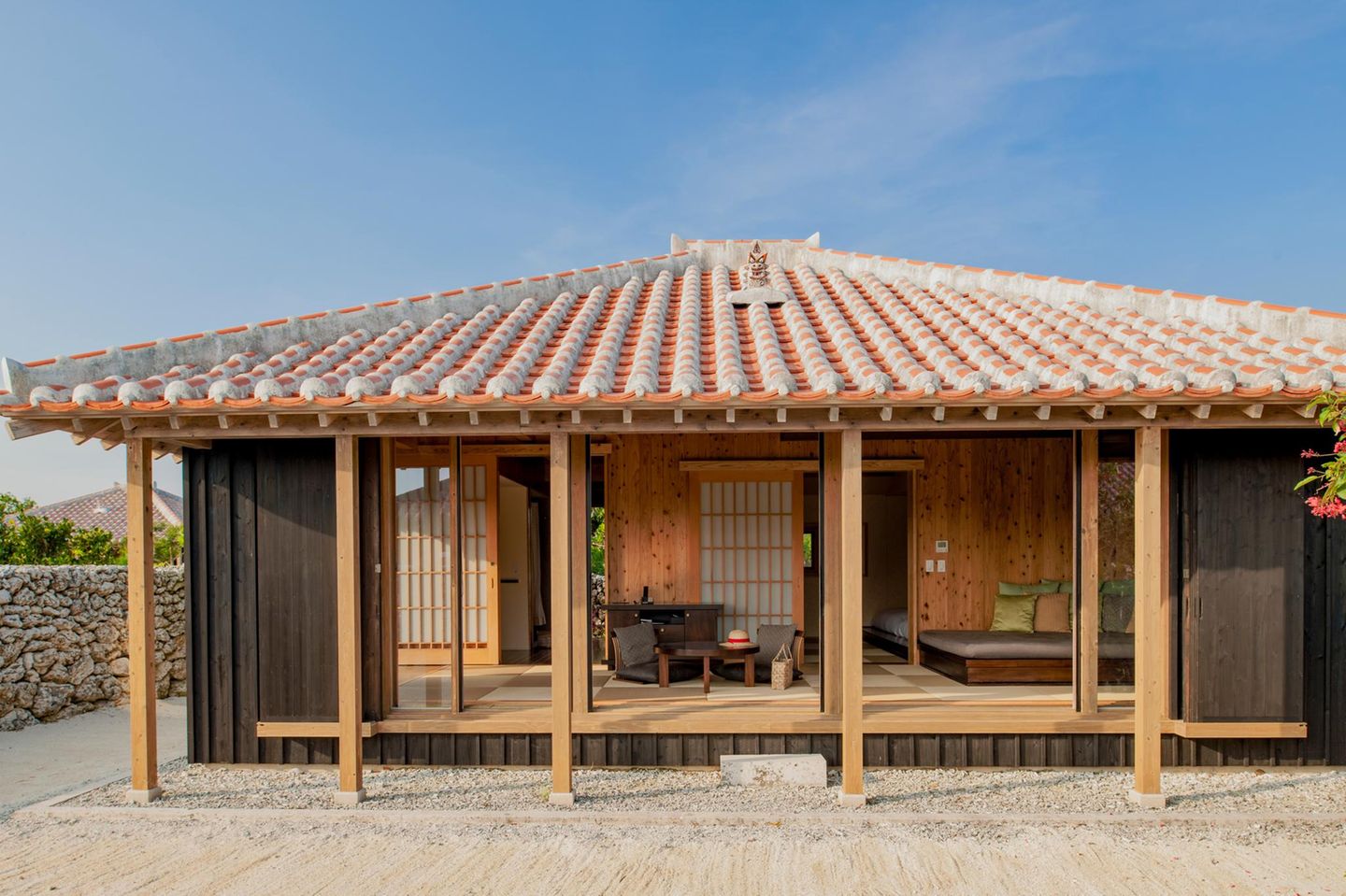 Gästehaus von Hoshinoya Taketomi, Japan