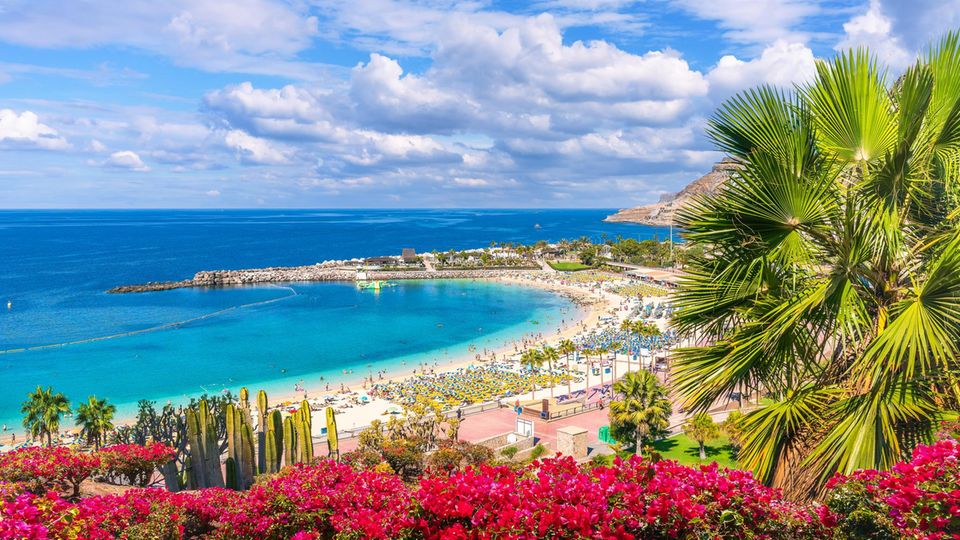 Amadores-Strand auf Gran Canaria 