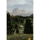 Im Vordergrund blühende Bergwiesen und sanfte Hügel, im Hintergrund das schroffe Bergpanorama: Der Naturpark Puez-Geisler ist ein Paradies für Landschaftsfotografen. Solche und andere atemberaubende Kulissen zeigt Fotograf Guerel Sahin in seinem Bildband, der die raue und einzigartige Natur der Dolomiten porträtiert. 
