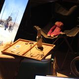 Eine inszenierte Campingszene in der Nova-Ausstellung