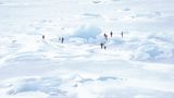 Fjallsarlon Der Vatnajökull-Nationalpark bedeckt etwa 13 Prozent von Island und gehört zu den größten Nationalparks in Europa. Eingebettet zwischen seinen majestätischen Gletschern präsentiert sich Fjallsarlon, einer der größten Gletscherseen des Landes, der auch im Winter ein beliebtes Ausflugsziel darstellt.