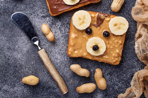 Erdnussbutterbrot