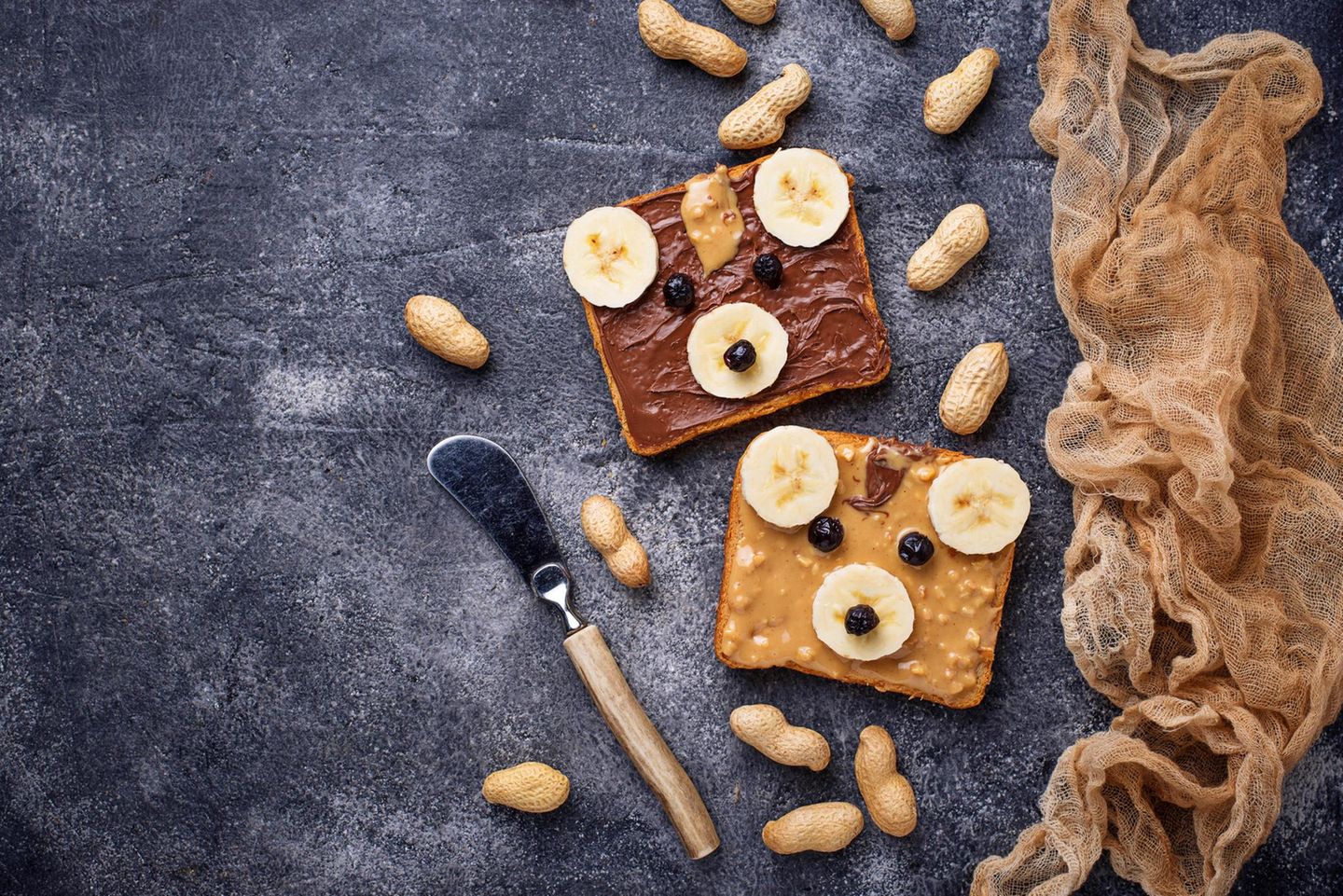 Erdnussbutterbrot