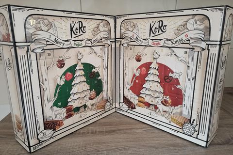 Klassisch oder vegan: Classic oder Vegan? Den KoRo-Adventskalender 2025 gibt es in beiden Varianten Classic oder Vegan? Den KoRo-Adventskalender 2025 gibt es in beiden Varianten
