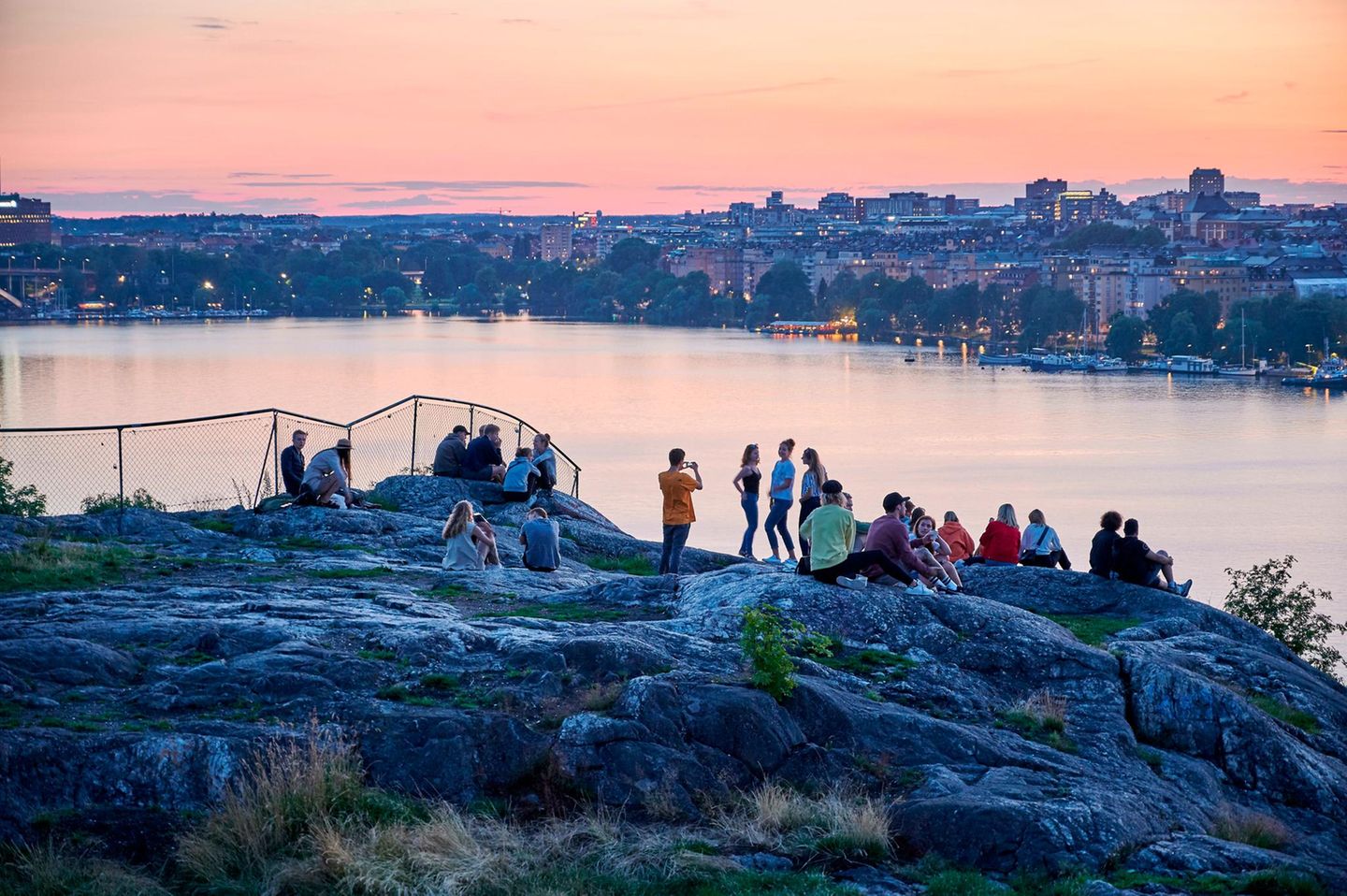 Ausblick vom Skinnarviksberget Skinnarviksberget in Stockholm
