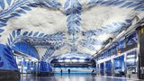 Kunst im Untergrund Stockholms U-Bahn-Station T-Centralen