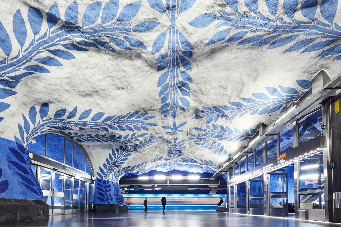Kunst im Untergrund Stockholms U-Bahn-Station T-Centralen