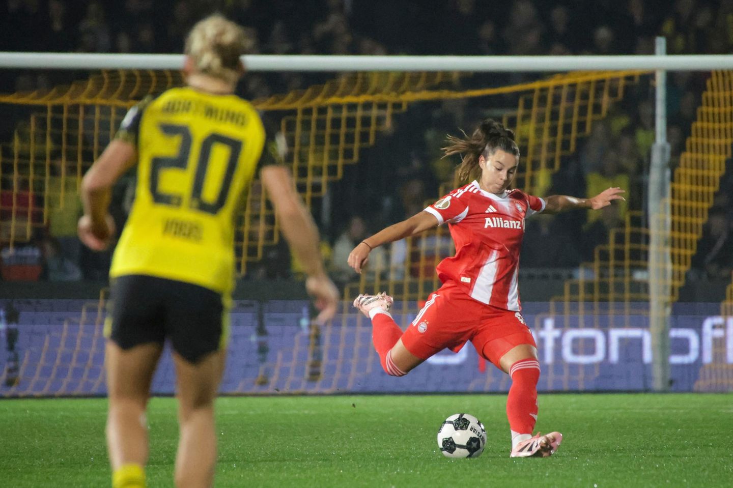 Lena Oberdorf im Spiel gegen Dortmund