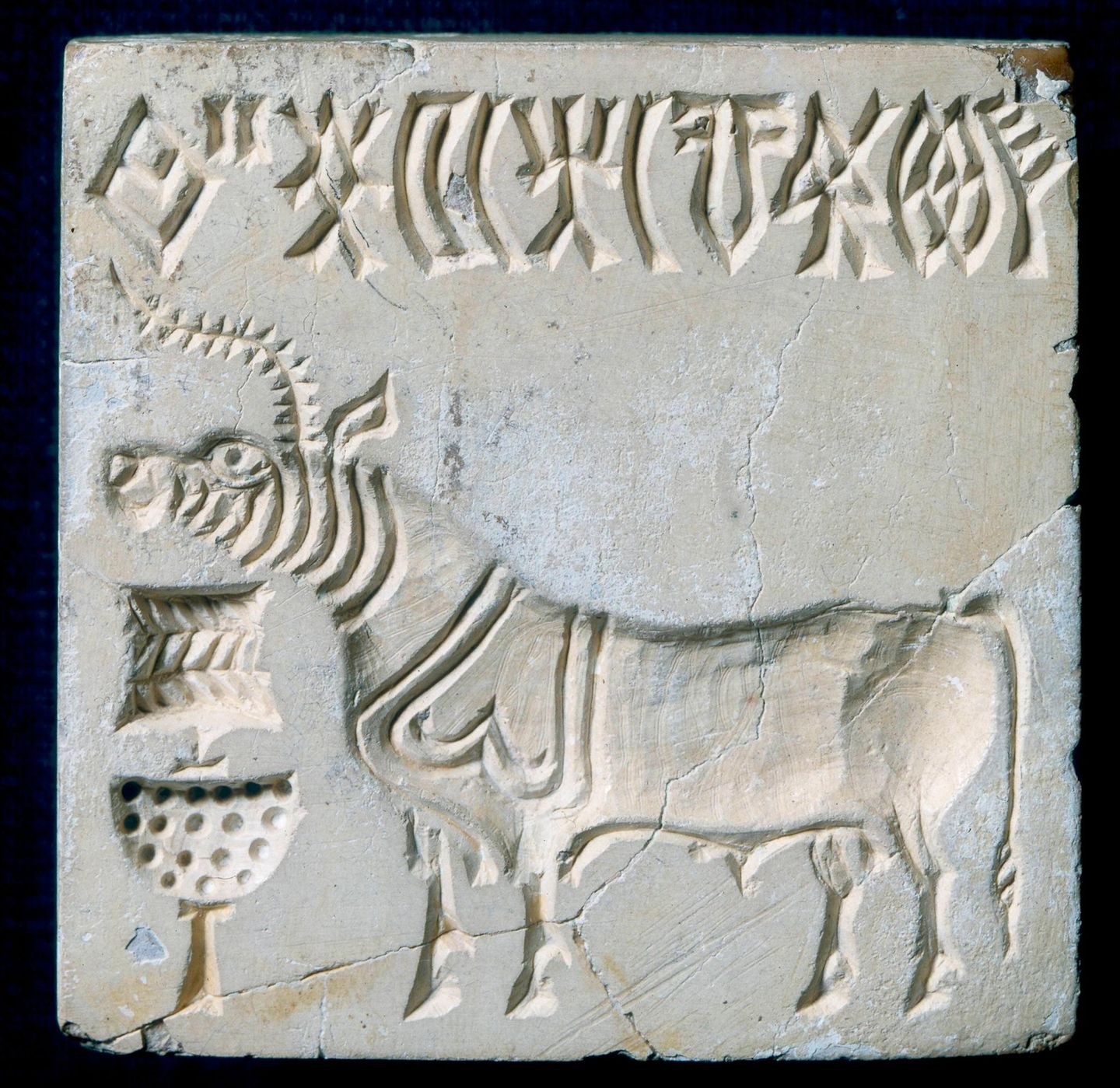 Das erste seiner Art Ein Siegel mit Einhorn-Darstellung, um 2500 vor Christus