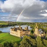 Regenbogen über den Linlithgow Palast