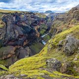 Markarfljótsgljúfur Schlucht auf Island