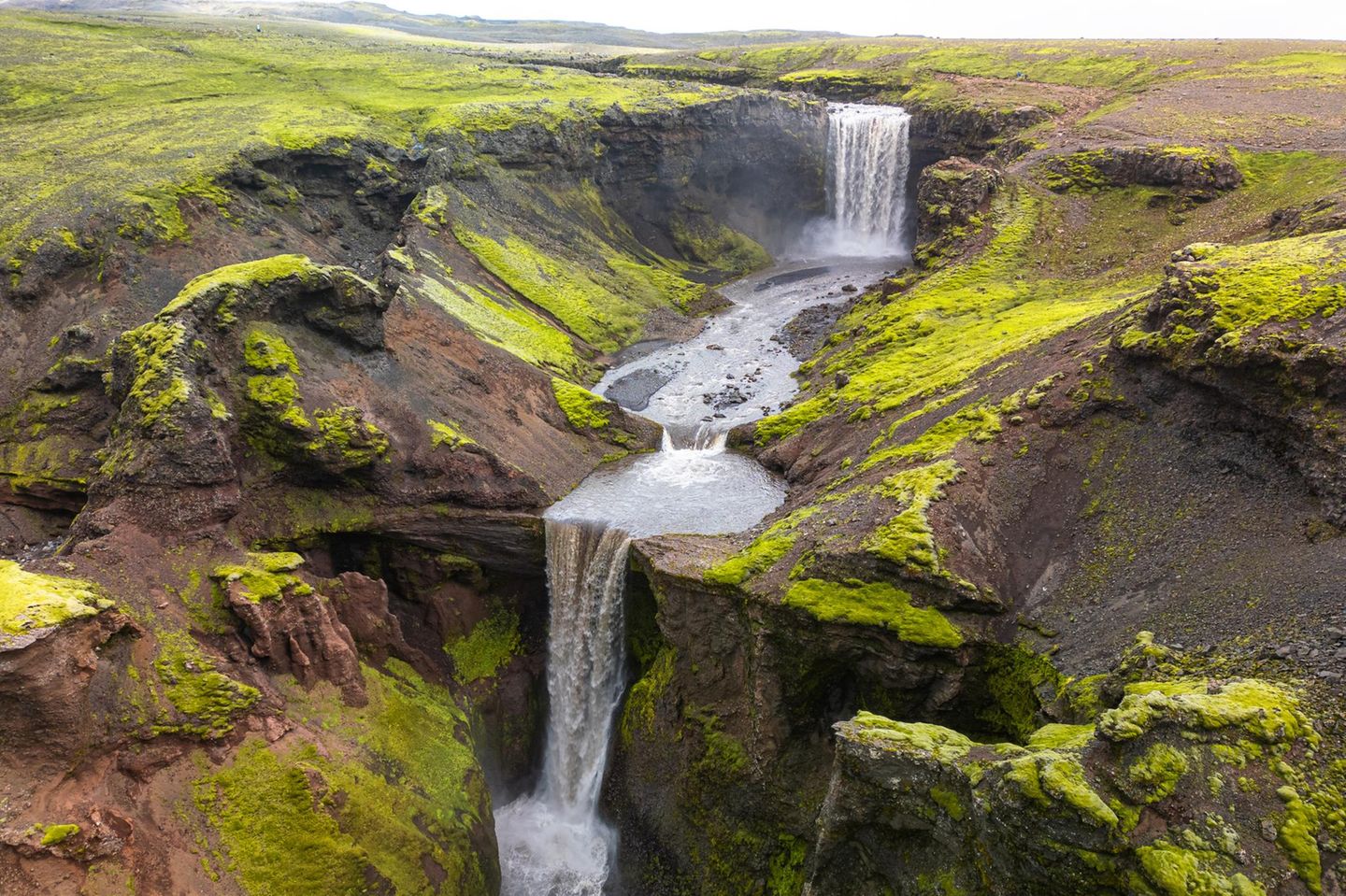 Skogafoss-Wasserfall und Wanderung der 20 Wasserfälle, Island