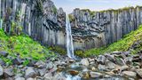 Svartifoss-Wasserfall auf Island