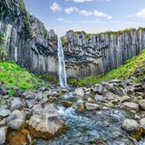 Svartifoss-Wasserfall auf Island