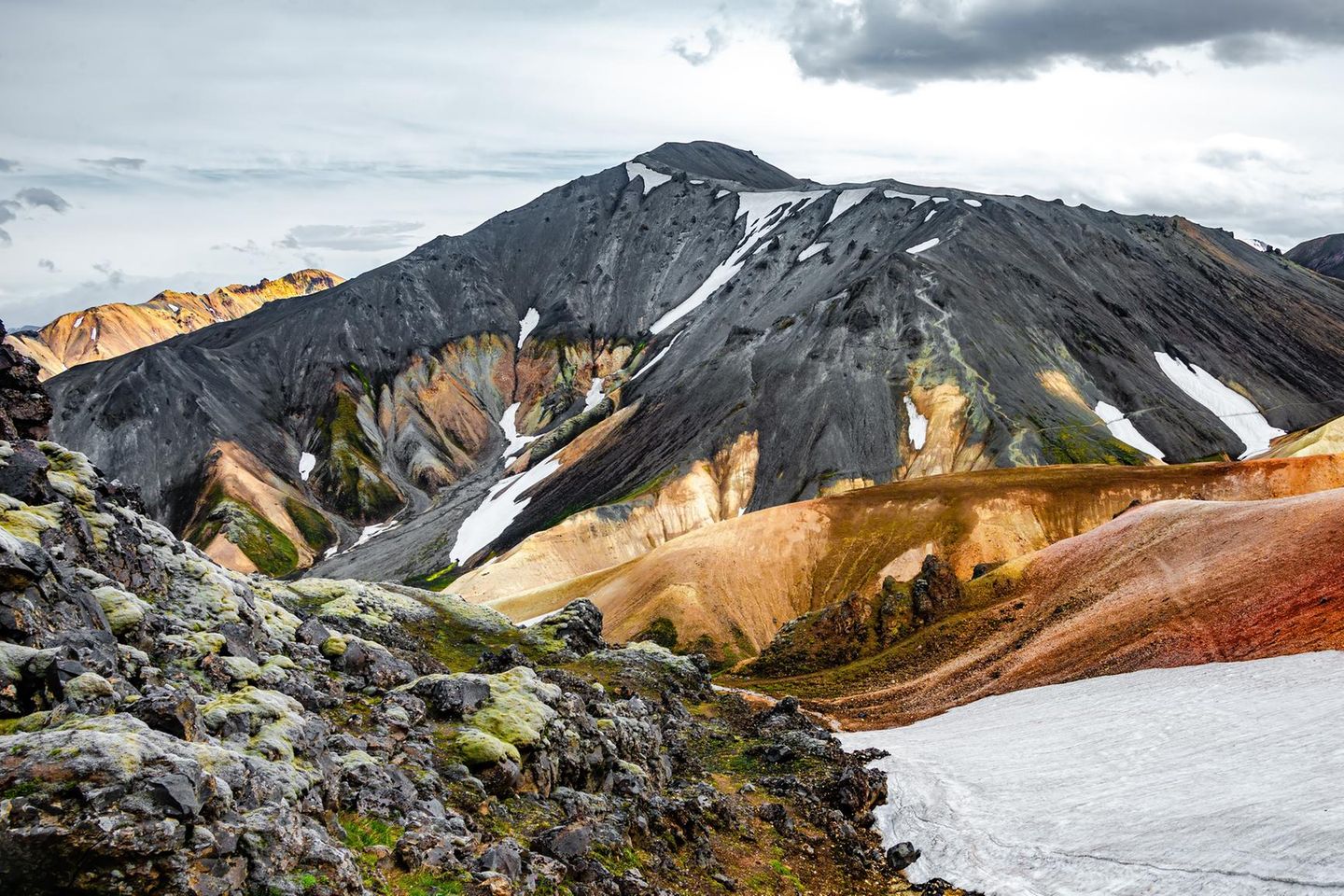 Berg Bláhnúkur auf Island