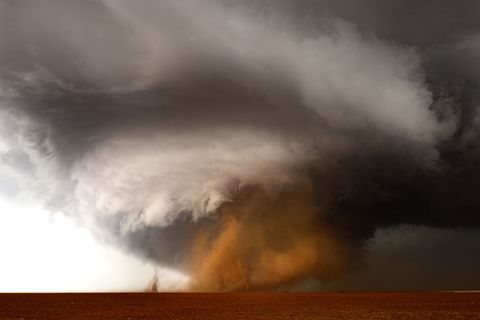 Ein Tornado in Texas