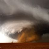 Ein Tornado in Texas