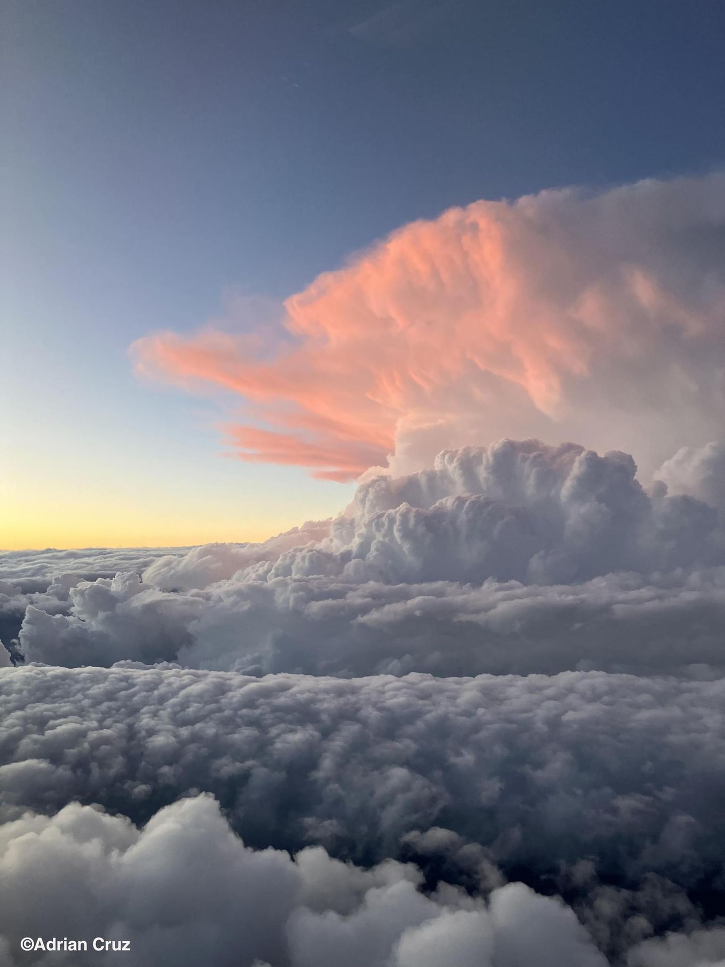 Aufziehende Gewitterwolken