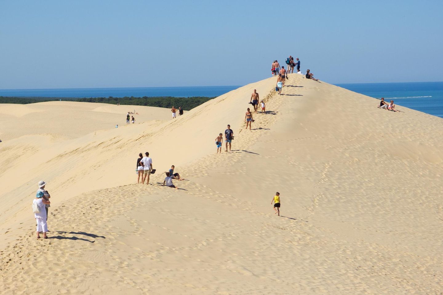 Menschen auf der Dune du Pilat