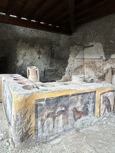 Theke einer Garküche