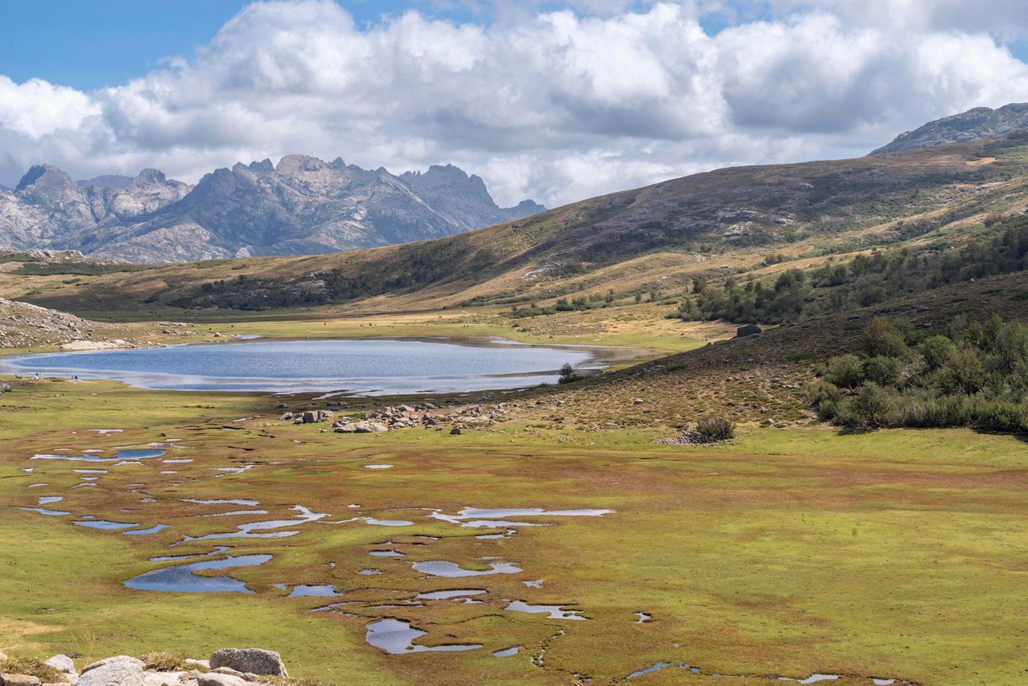 Der Nino See mit Berglandschaft