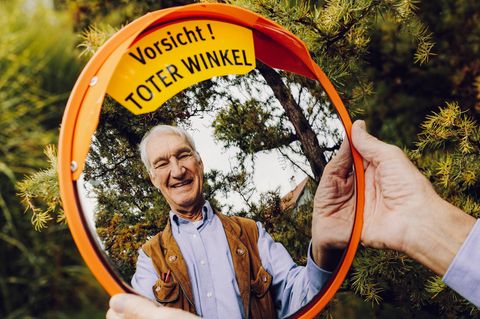 Ulrich Willburger  mit Trixi-Spiegel