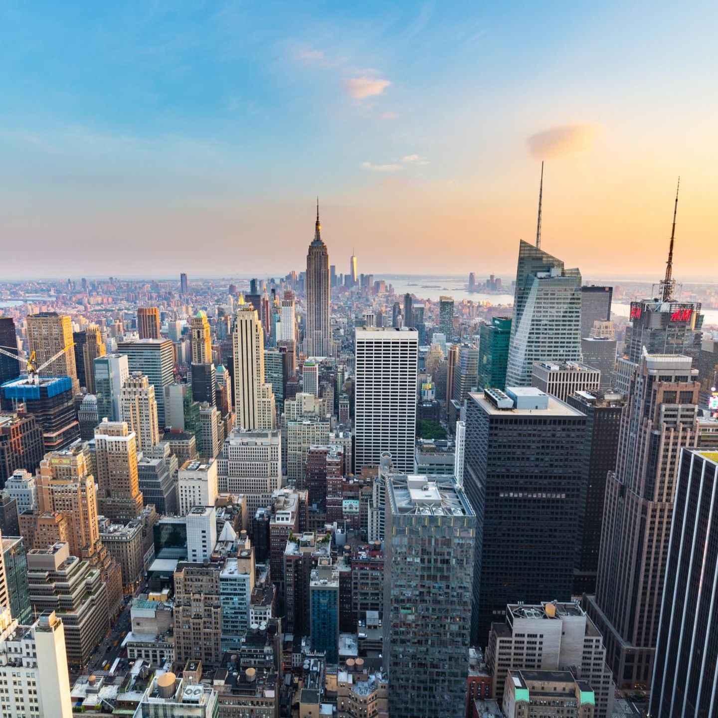 New York, Blick vom Rockefeller Center
