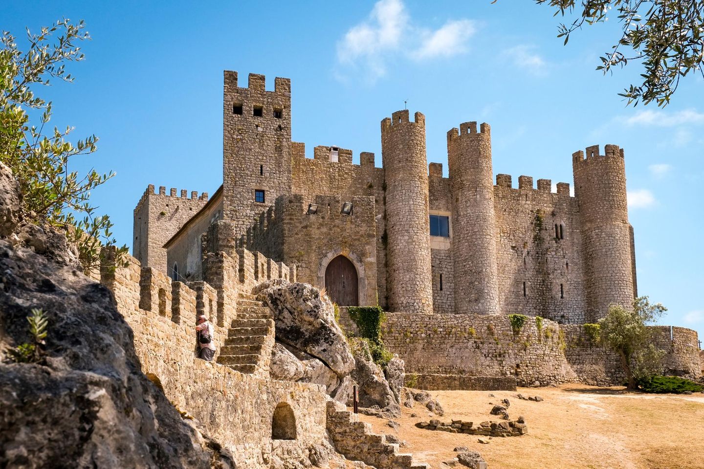 Ein alte Festung in Obidos