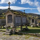 Alte Getreidespeicher in Lindoso im Parque Nacional da Peneda-Geres
