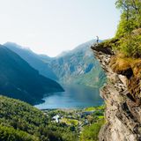 Geiranger am gleichnamigen Fjord