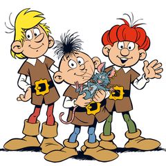 Die Abrafaxe auf weissem Hintergrund