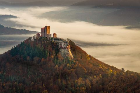 Burg Trifels bei Annweiler in Rheinland-Pfalz