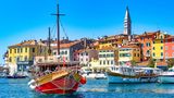 Altstadt und Hafen Rovinj in  Kroatien
