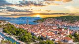 Trogir Skyline im Sonnenuntergang