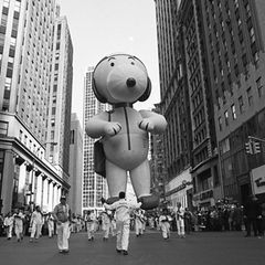 Snoopy als Heliumballon bei der Parade 1974