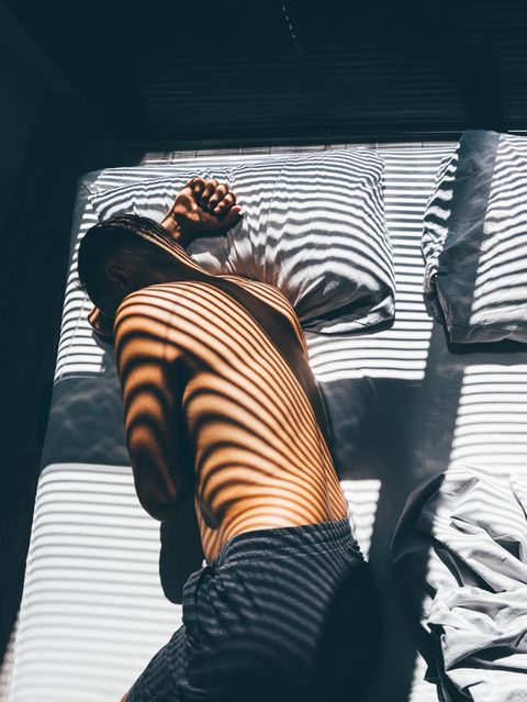 Frustriertes Paar im Bett