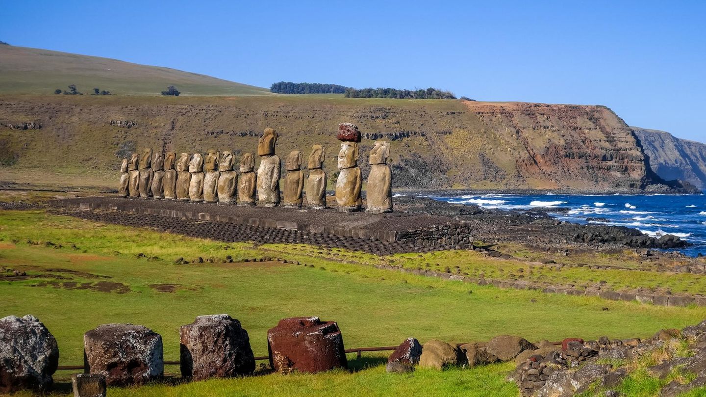 Moais Statuen Osterinseln