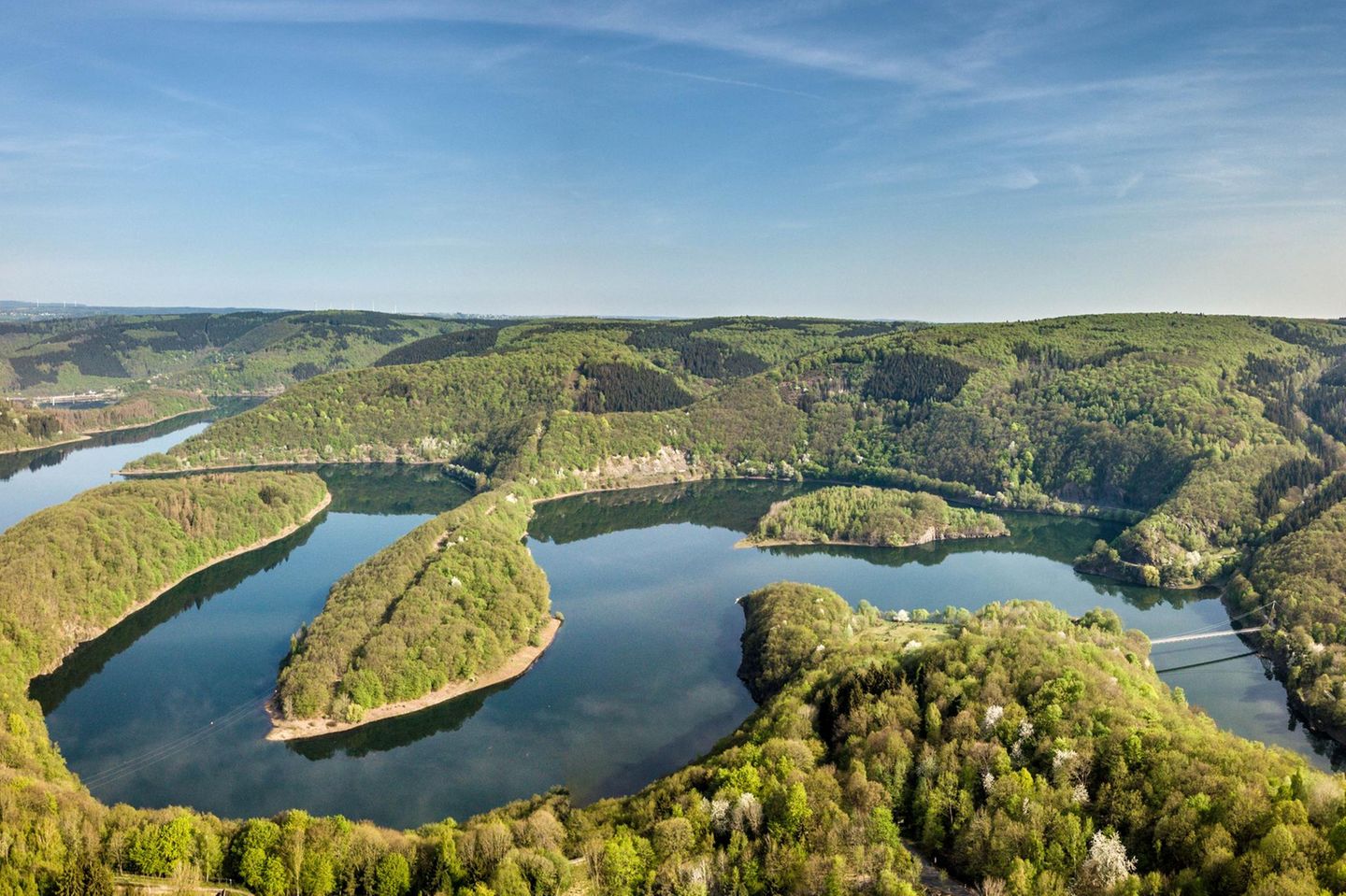 Urftstausee im Nationalpark Eifel