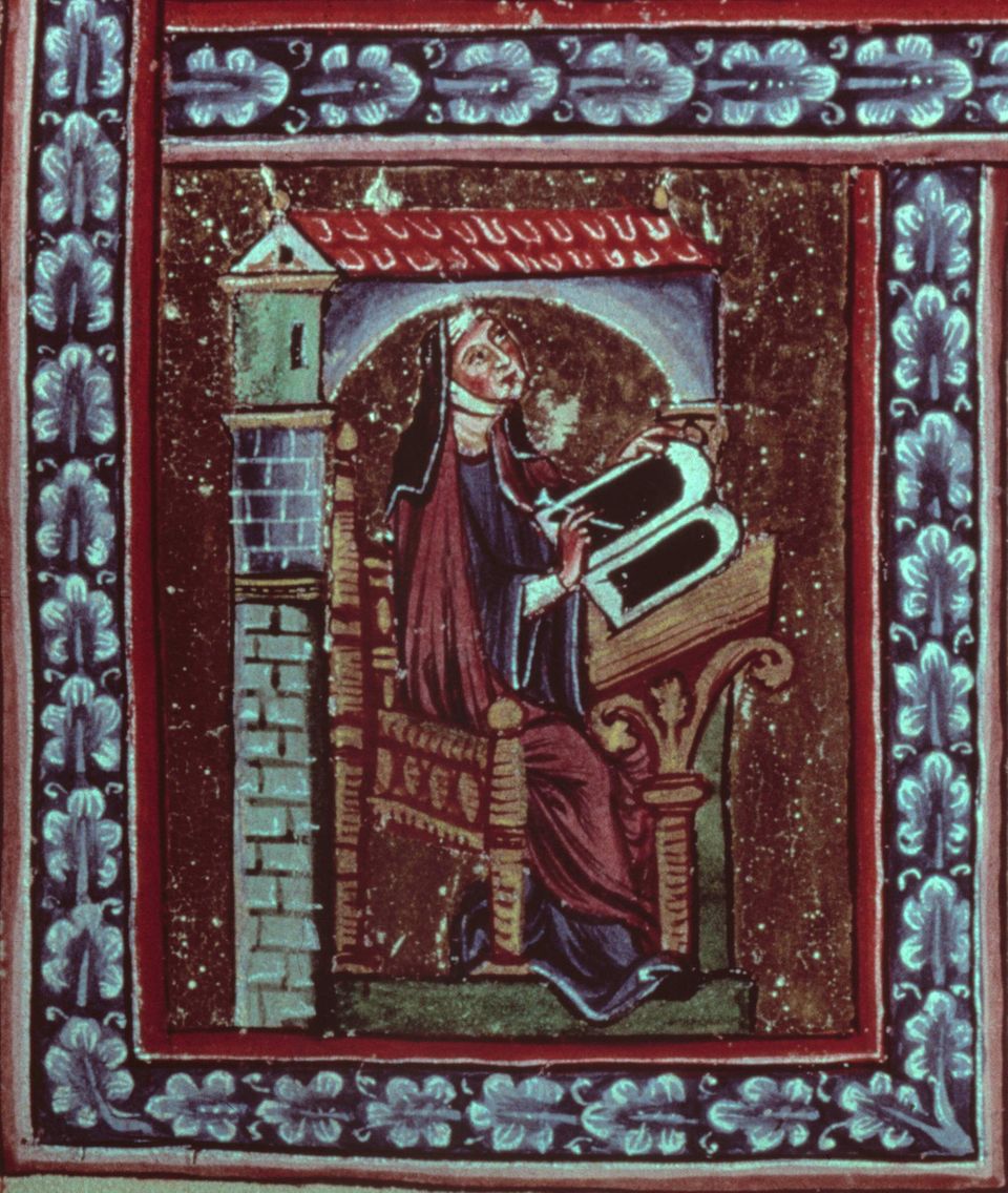 Hildegard von Bingen war eine der Frauen im Mittelalter