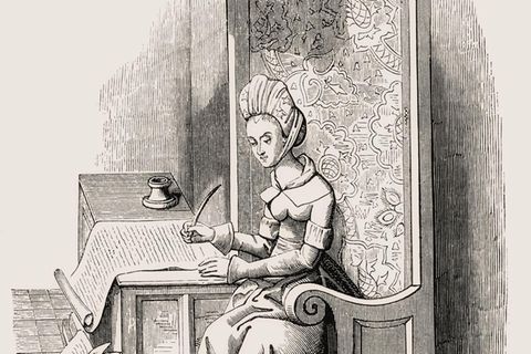 Christine de Pizan war eine der Frauen im Mittelalter