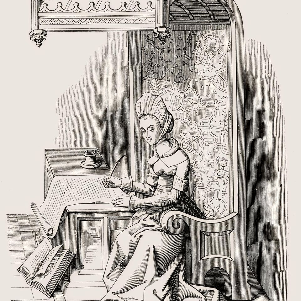 Christine de Pizan war eine der Frauen im Mittelalter