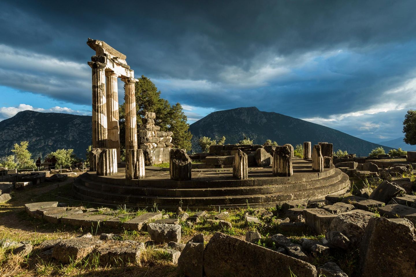 Rundbau im Heiligtum der Athene