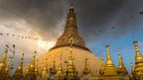 Shwedagon-Pagode von Yangon in Myanmar
