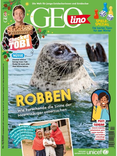 Cover GEOlino 13/2025: Robben