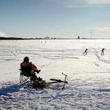 Schlittschuhlaufen in Finnland