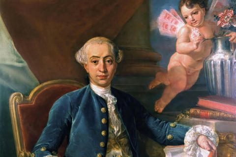 Giacomo Girolamo Casanova, 1725-1798, italienischer Abenteurer und Schriftsteller