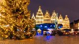 Grote Markt in Antwerpen im Advent