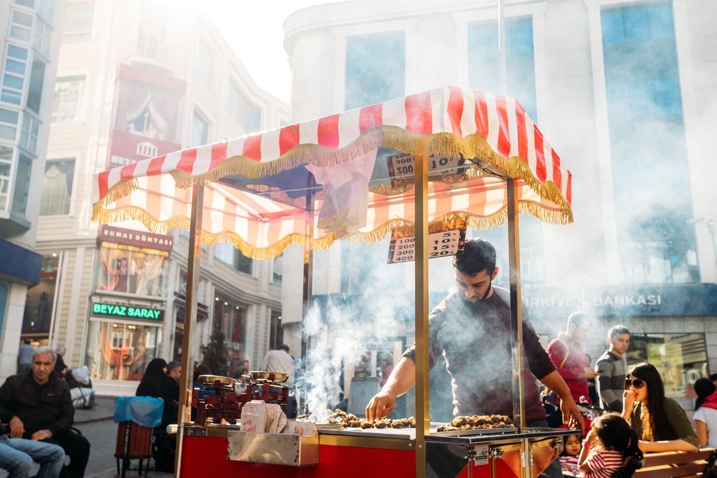 Chestnut Seller in Istanbul