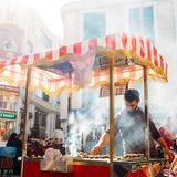 Chestnut Seller in Istanbul