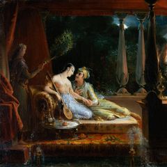 Gemälde von Marie-Éléonore Godefroid, um 1840